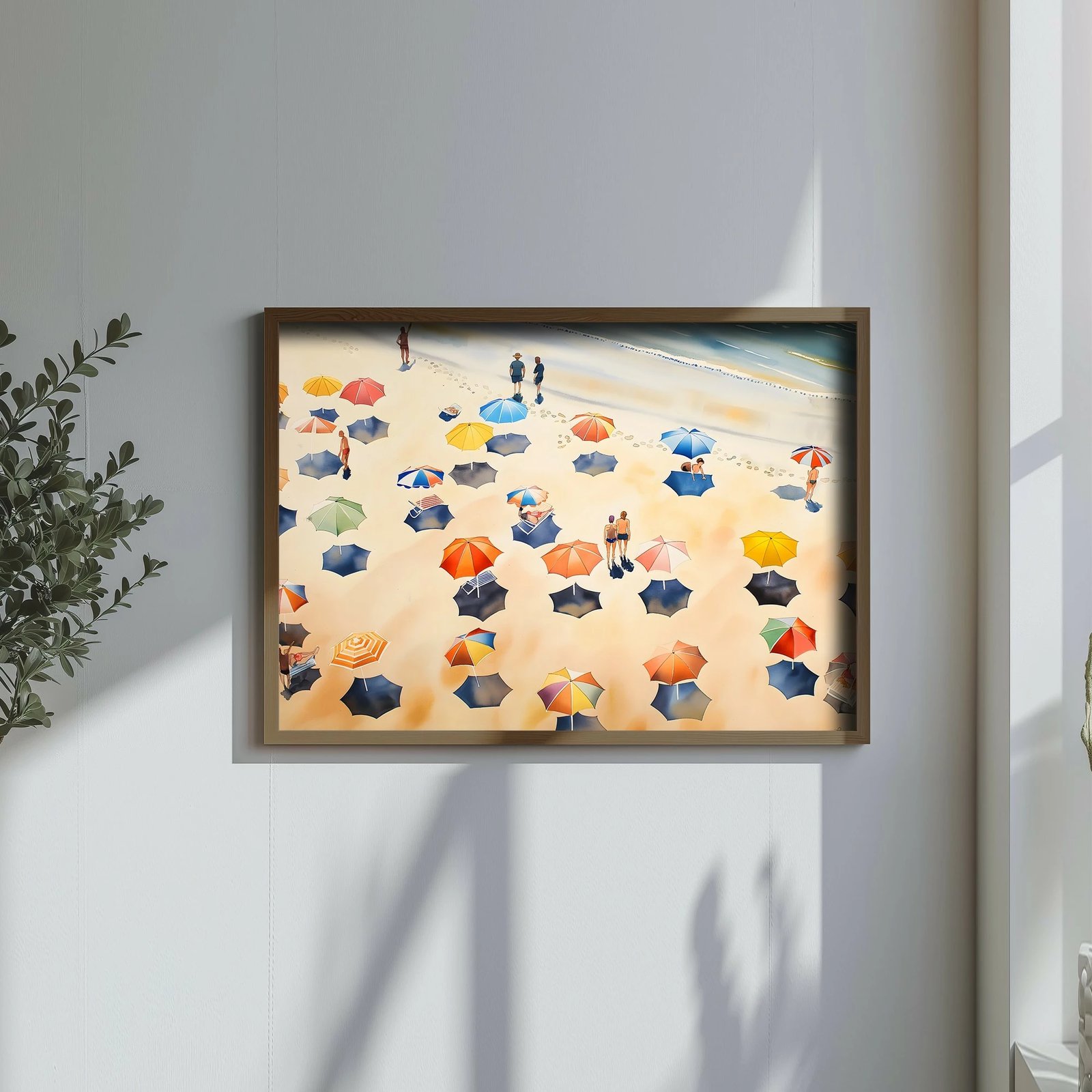 Pikturë dekorative me kornizë MDF, shumëngjyrëshe, Wallity GE096-L