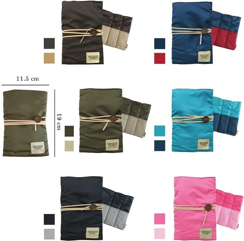 Mbështjellës lapsash NEXT 35x19cm, mikrofibër, 4 ngjyra