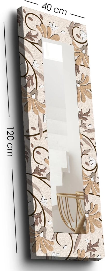 Pasqyrë dekorative Wallity, 40120YMA-31, shumëngjyrëshe, 40x120cm