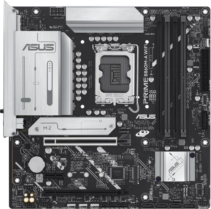 Pllakë amë ASUS PRIME B860M-A WIFI, micro ATX, Wi-Fi 6E
