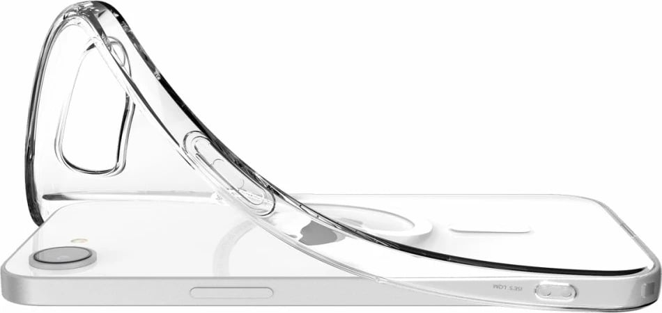 Mbështjellës Spigen Liquid Crystal Mag MagSafe për iPhone 16e, Transparent