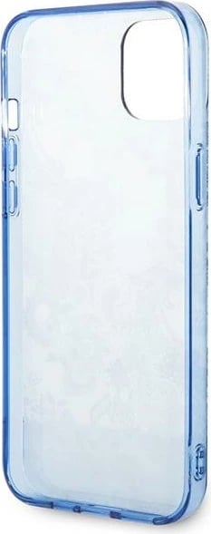 Mbështjellës Guess Porcelain Collection për iPhone 14 Plus 6.7", Kaltër Mbështjellës Guess Porcelain Collection për iPhone 14 Plus 6.7", Kaltër