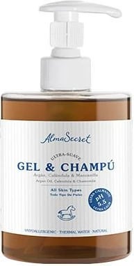 Shampon Alma Secret Gel-Champú Suave me argan, kalendulë dhe kamomil 500ml