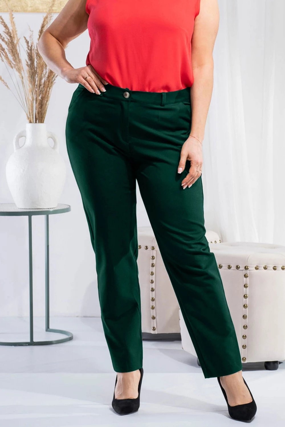 Pantallona Karko model 184892 për femra, të gjelbra