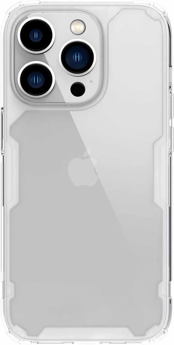 Mbështjellës Nillkin Nature Pro për iPhone 14 Pro Max, Transparent, i bardhë
