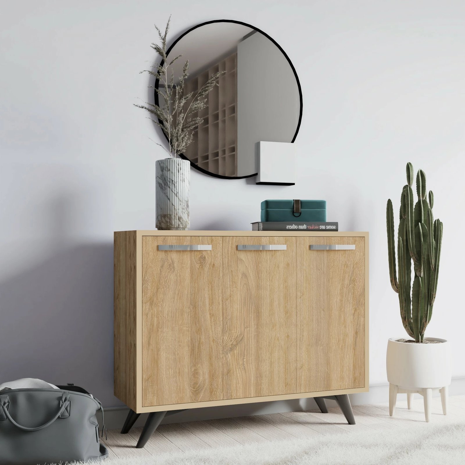 Dollap multifunksional, ngjyrë lisi, Hanah Home, Piffa