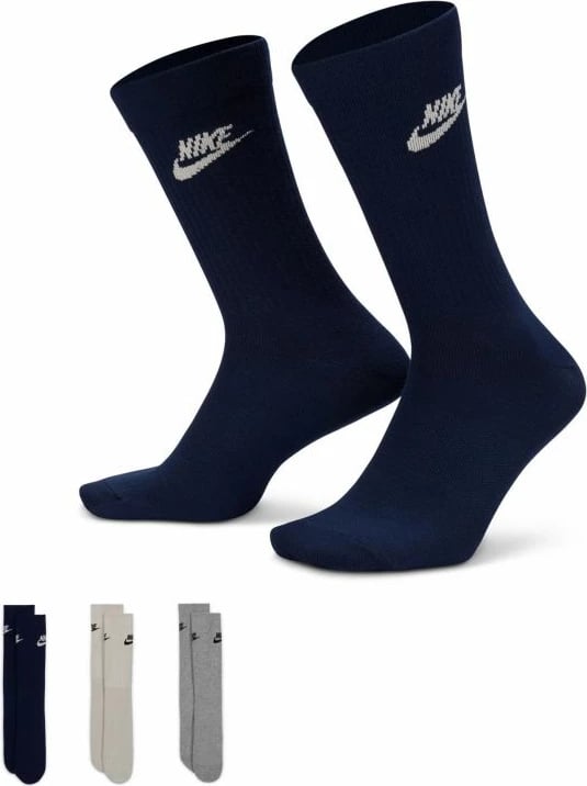 Çorape Nike, për meshkuj dhe femra, të zeza dhe gri