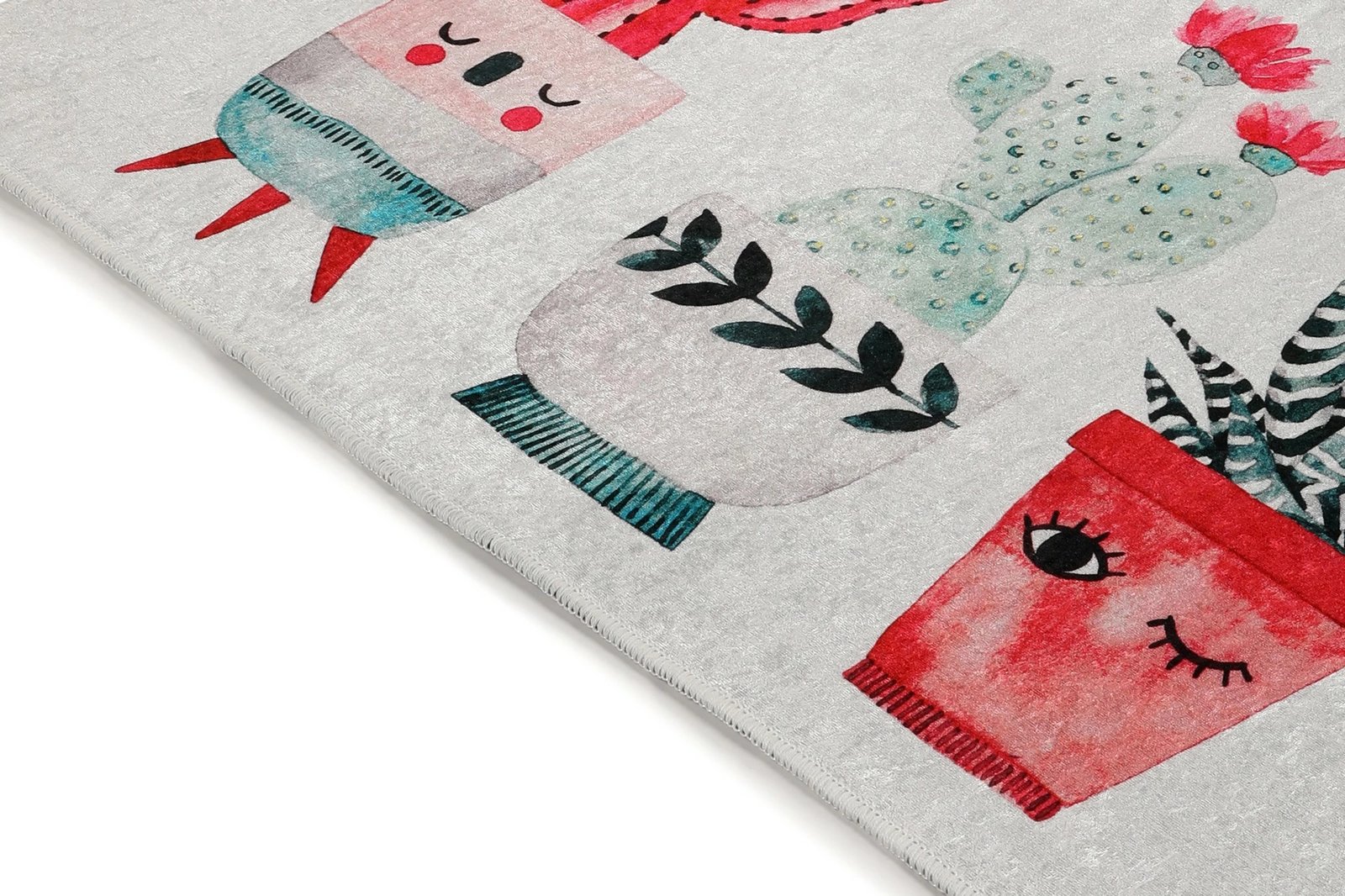 Qilim (60x90) Conceptum Hypnose, Happy Cactus DJT, shumëngjyrësh