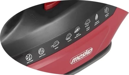 Hekur me avull Adler MS5031 3000 W taban qeramik rezervuar 400 ml i kuq/zi