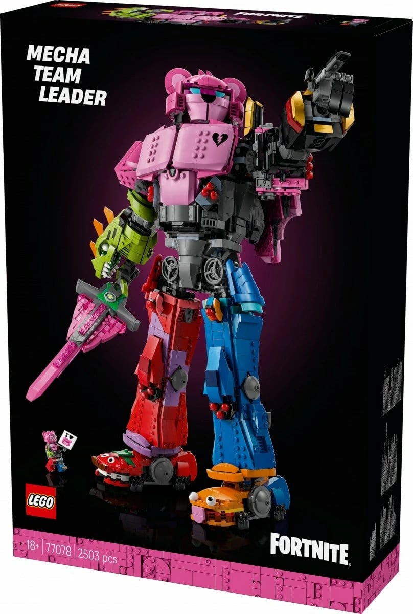 Set LEGO Fortnite Mech Team Commander 77078, 2503 pjesë, shumëngjyrësh