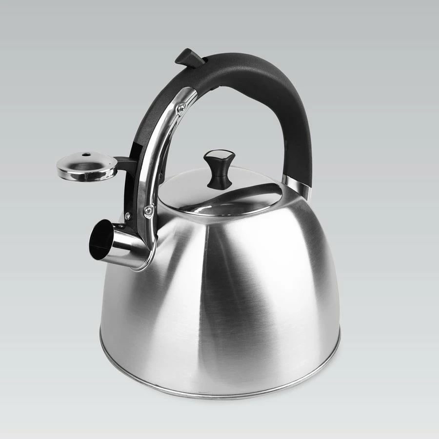 Çajnik klasik Feel-Maestro MR-1333-S, 2.2L, çelik inox, i zi/argjendtë