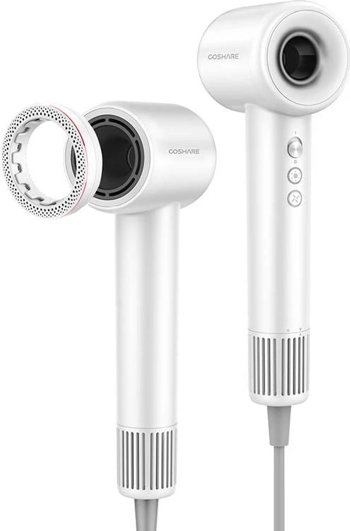 Tharëse flokësh Coshare HD10E, 1600 W, e bardhë