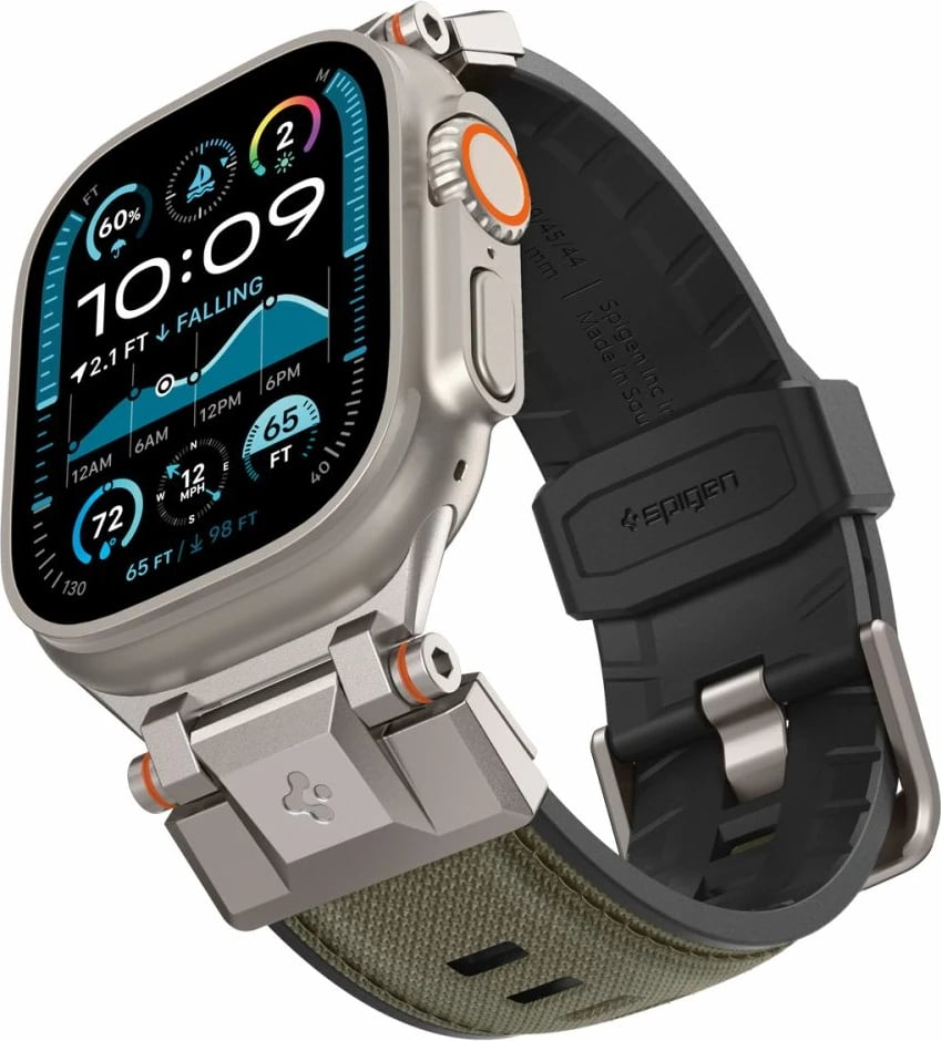 Rrip Spigen DuraPro Armor për Apple Watch 44/45/46/49 mm, Gjelbër