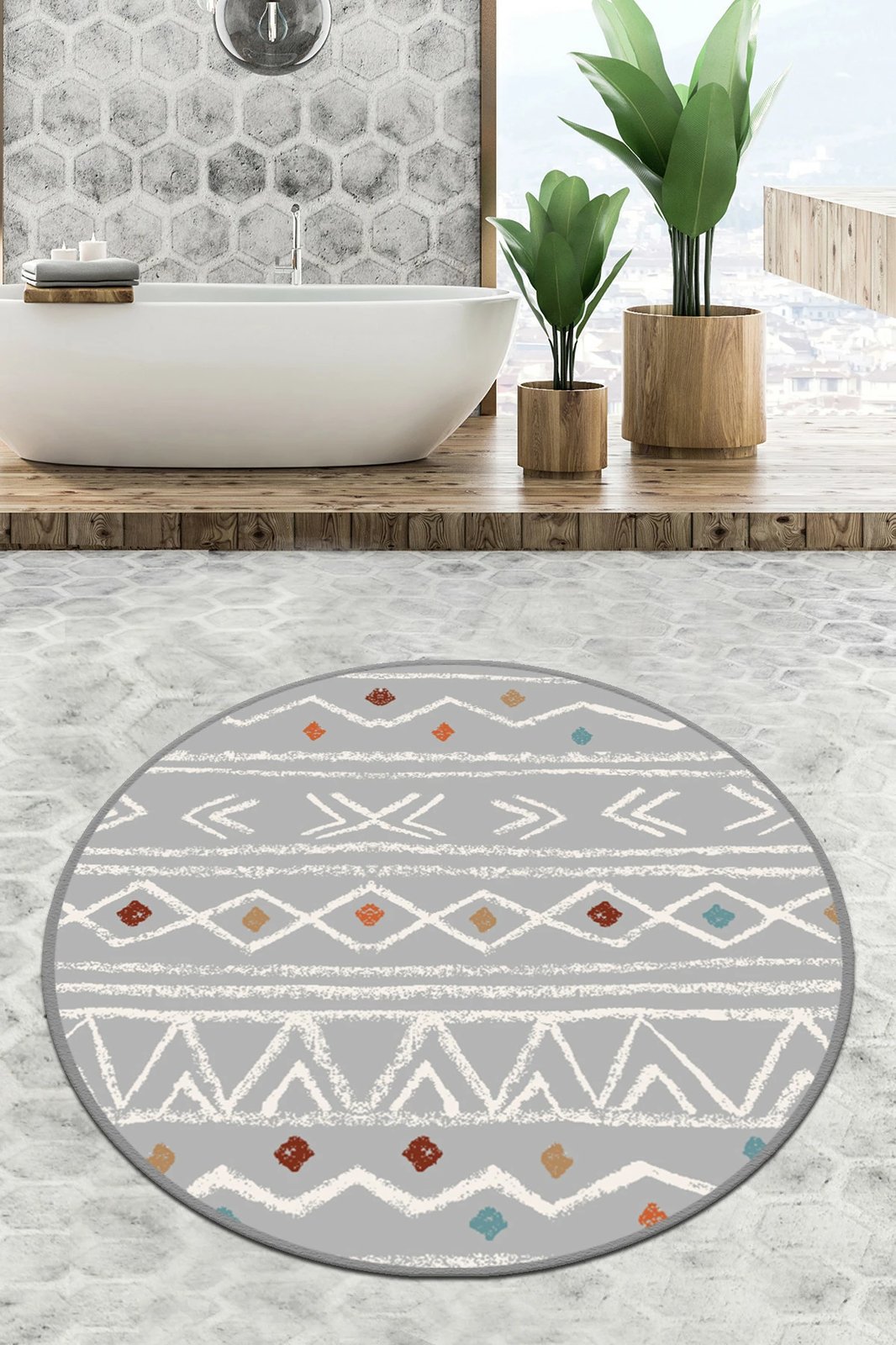 Tapet banje Mijölnir, Ballocco Circle Djt 80, shumëngjyrësh