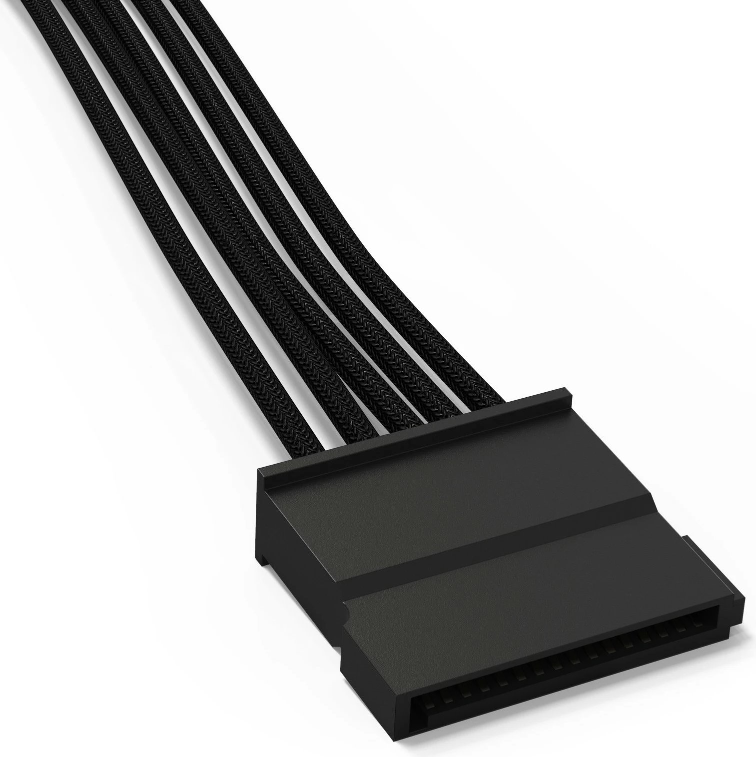 Kabllo energjie Be Quiet! CS-6610, SATA 15-pin, 0.6m, e zezë