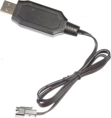 Kabllo USB Carrera për bateri LiFePo4 6.4V, e zezë