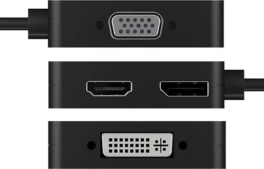 Adapter USB-C ICY BOX IB-DK1104-C, 4K, i zi