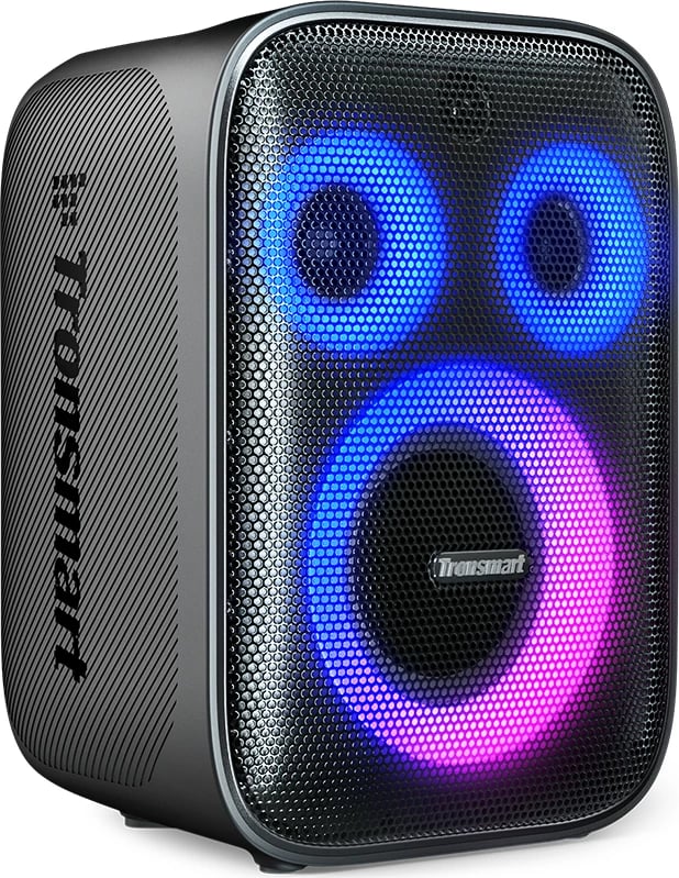Altoparlant portativ Tronsmart Halo 200, 120W, me 2 mikrofonë wireless, i zi, set