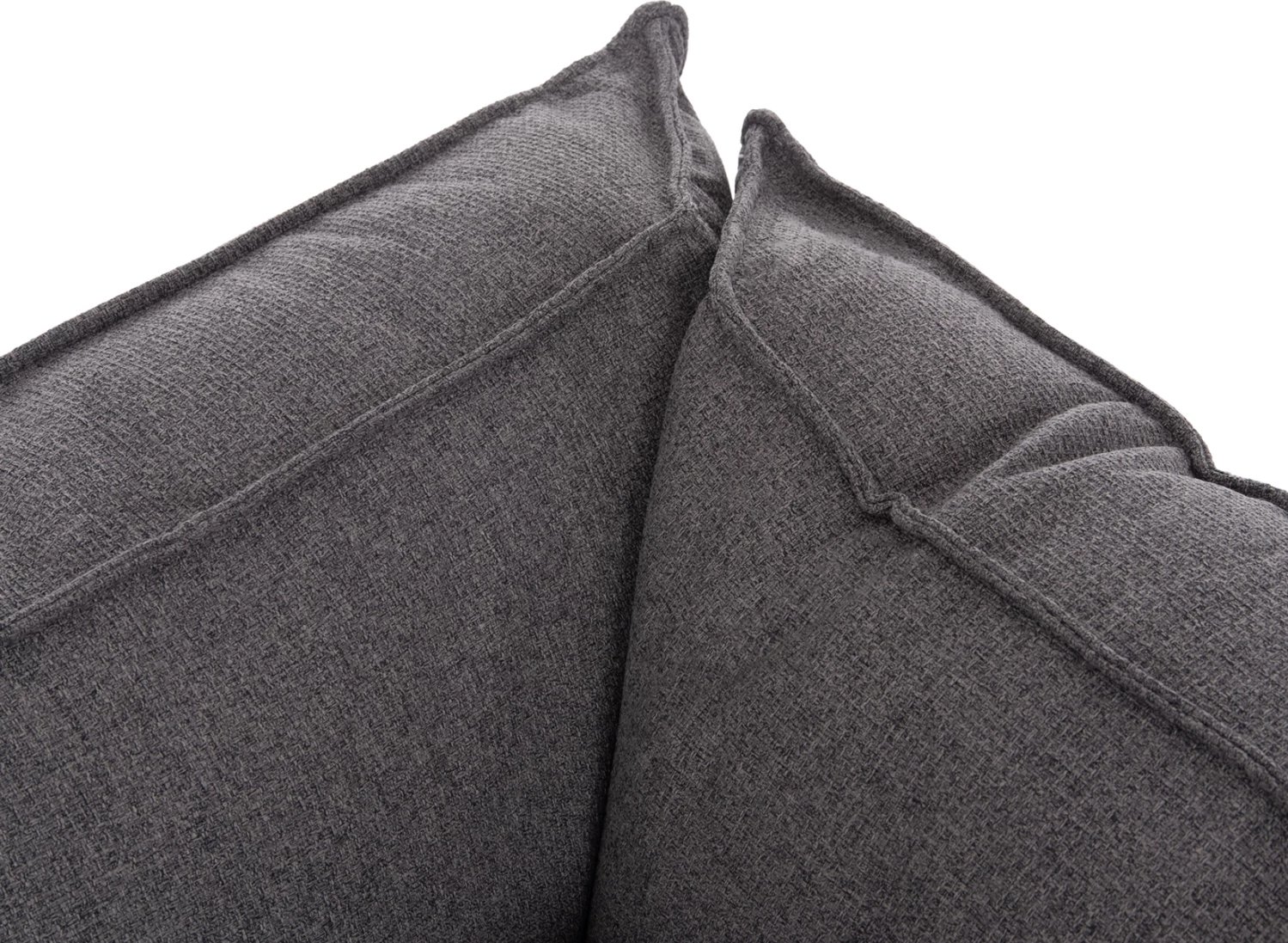 Kënd-sofë krevate me hapësirë për depo, Saffira FH3303.01R, material gri, 270x195x100cm