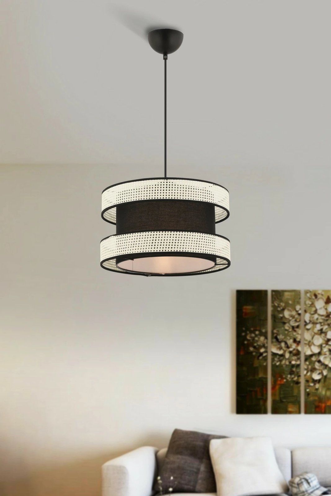 Llambë tavani Opviq, Halo, e bardhë dhe e zezë