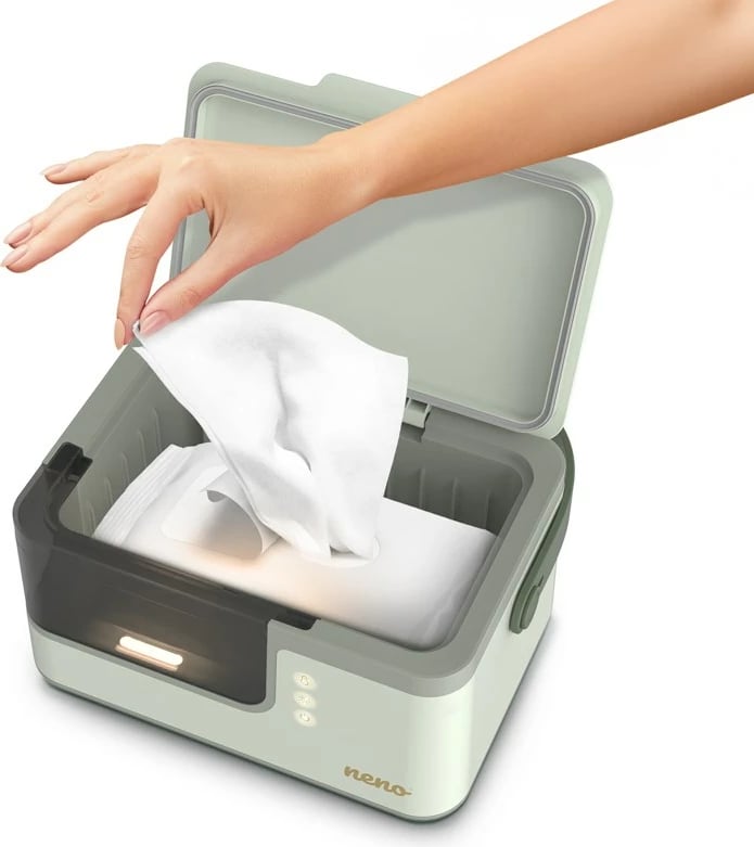 Ngrohës letrash të lagura neno ABRAZO me ekran LED, i gjelbër