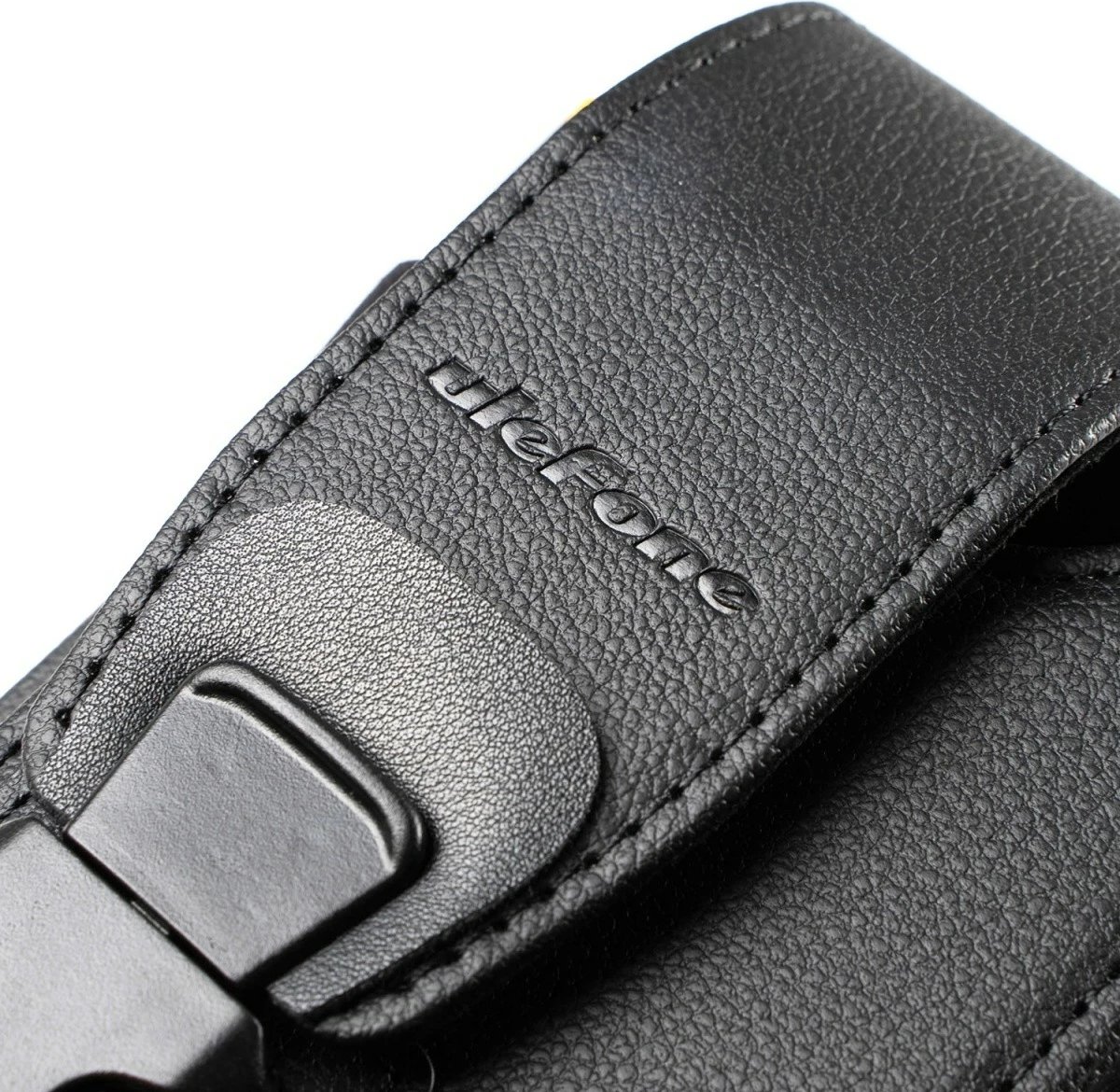 Mbështjellës Ulefone UF-C-A26 për Armor 26 Ultra, lëkurë artificiale, i zi