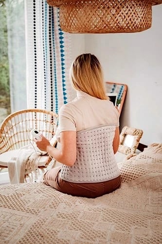 Rrip ngrohës lumbar Adler AD 7437, Gri