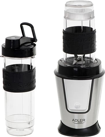blender personal Adler AD 4081 500W 20000rpm 2 shishe 570ml/400ml inox i zi me shkop ftohës blender personal Adler AD 4081 500W 20000rpm 2 shishe 570ml/400ml inox i zi me shkop ftohës