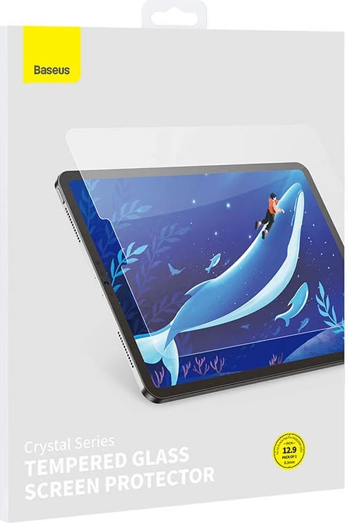 Xham i temperuar Baseus Crystal Series 0.3mm për iPad Pro, 12.9"