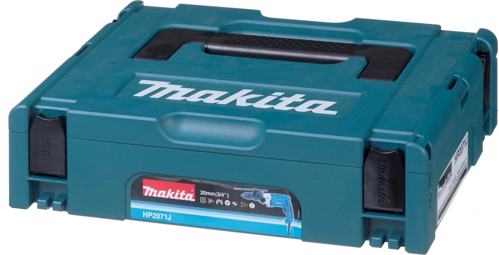 Makita HP2071J, 2900 RPM, 2.5 kg, Zi, Blu, Argjendtë
