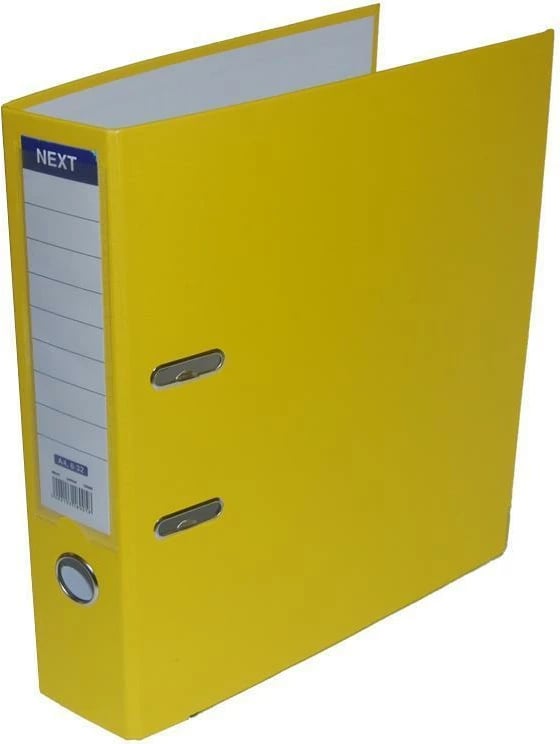 Dosje plastike NEXT A4 8/32, e verdhë