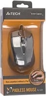 Maus A4 Tech V-TRACK N-500F-1, me kabllo USB, Gri