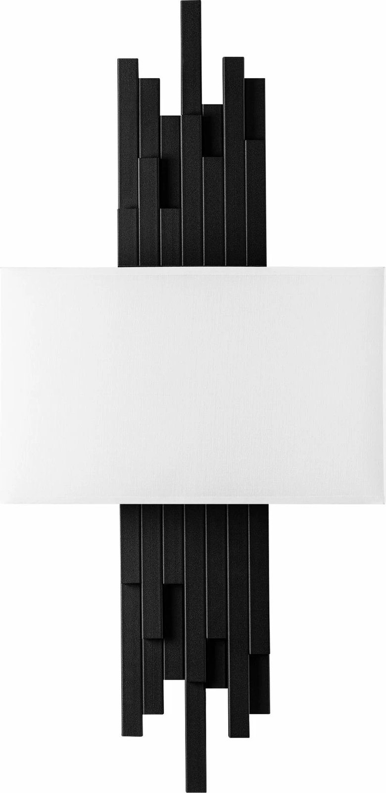 Llambë muri Opviq, Axıs - 15101, metal dhe pëlhurë, e zezë dhe e bardhë