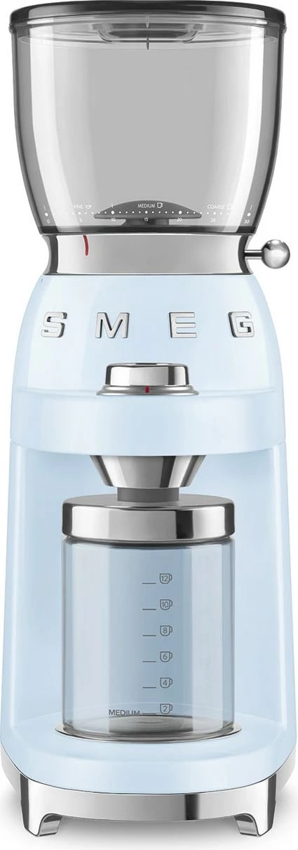 Mulli kafe SMEG CGF11PBEU, 150W, inox, pastell blu