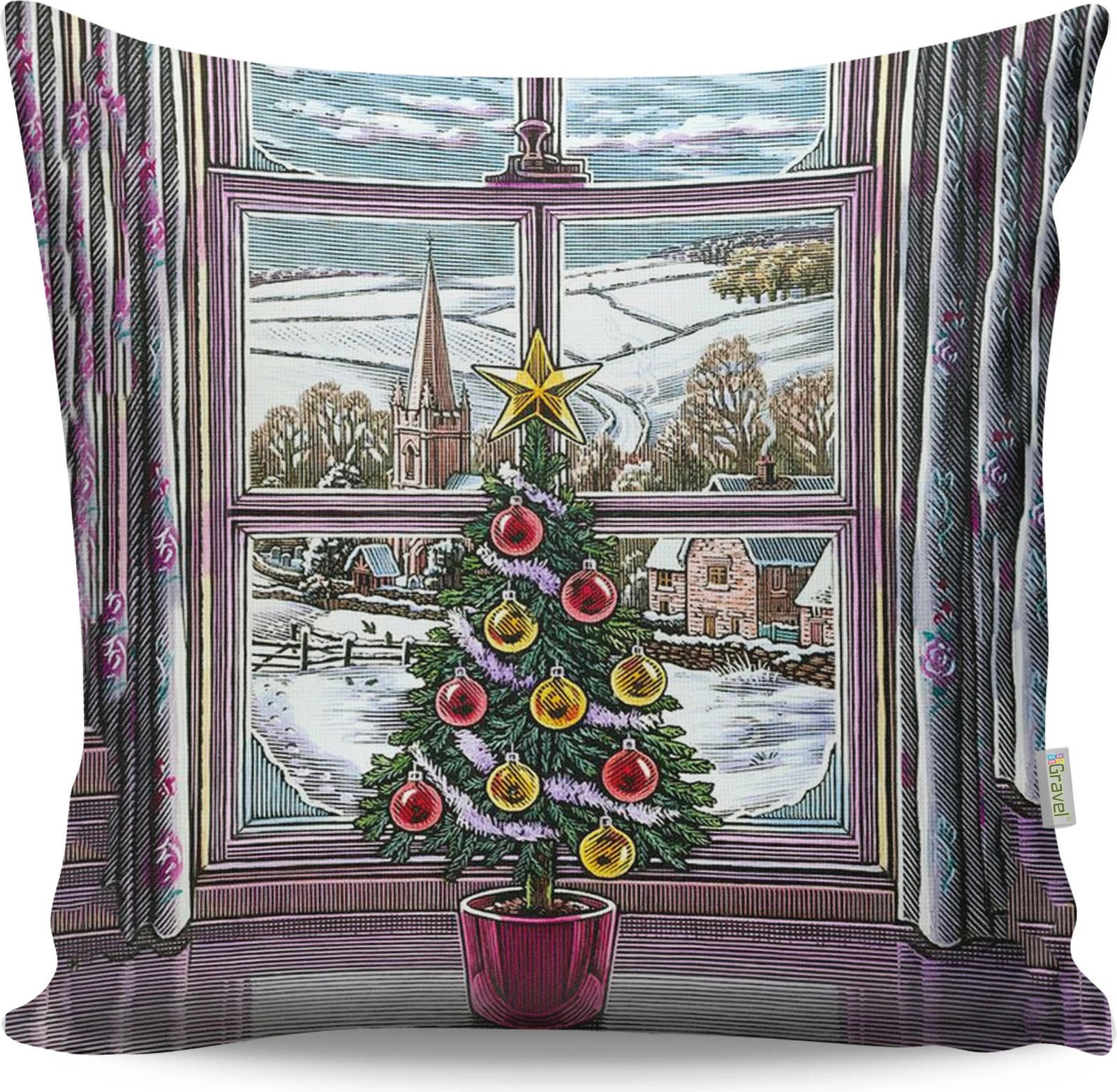 Jastëk Evila Originals, shumëngjyrësh, A12993, 43x43cm