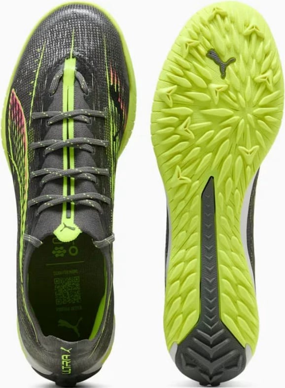 Atlete futbolli për meshkuj Puma, të hirtë