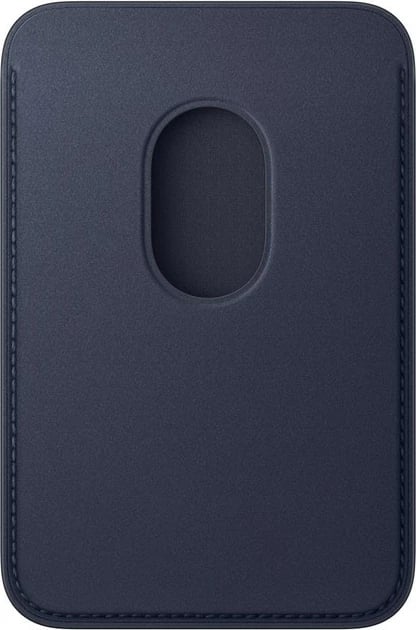 Portofol FineWoven Apple me MagSafe për iPhone, Navy Blue