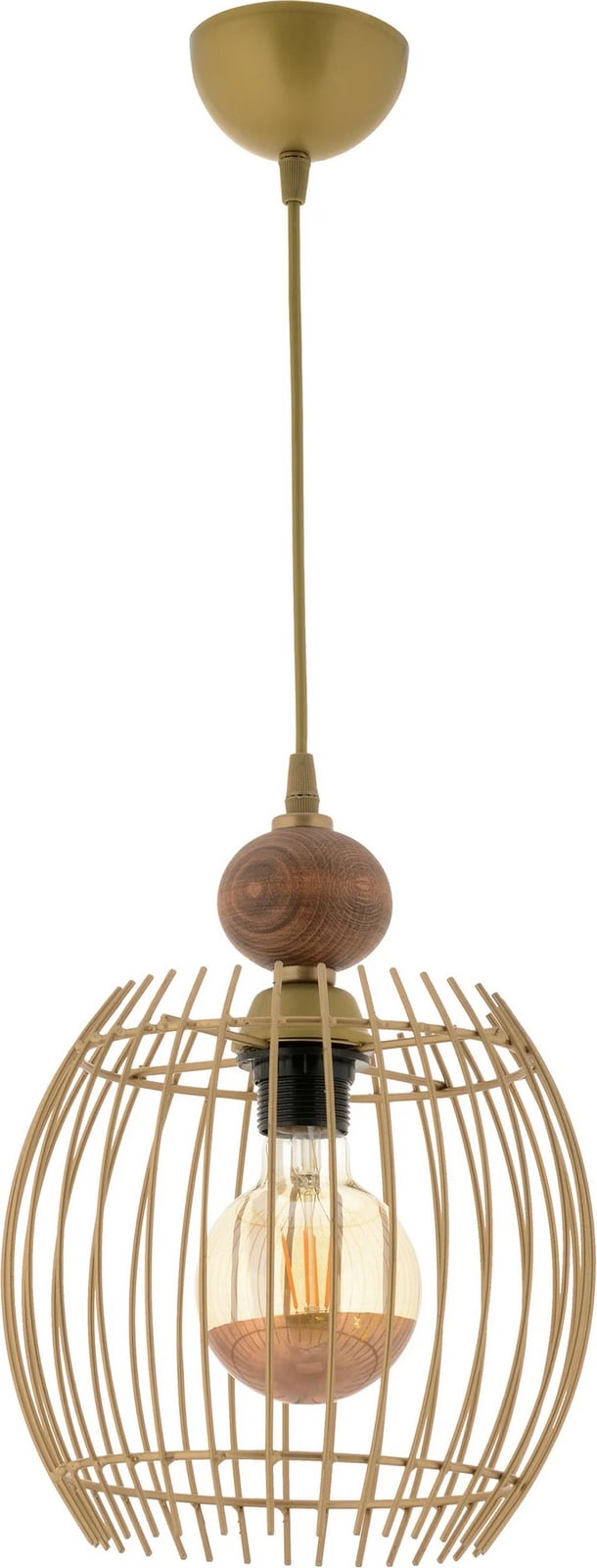 Llambë tavani Opviq, Lillian, dru, ngjyrë ari, natyrale Llambë tavani Opviq, Lillian, dru, ngjyrë ari, natyrale