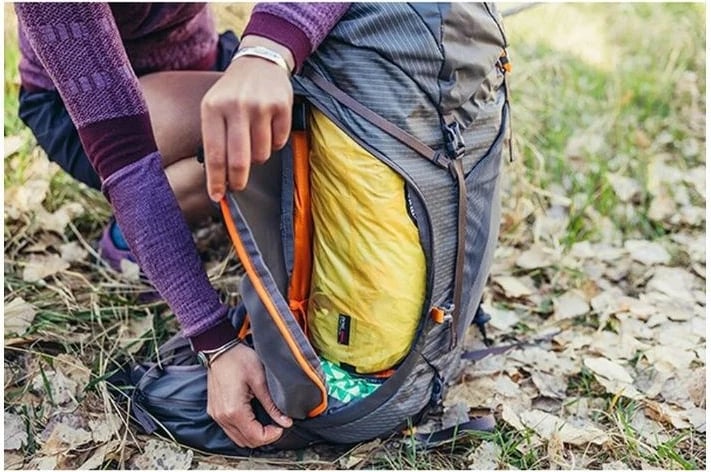 Çantë shpine Gregory Maven 58L për gra, Kafe