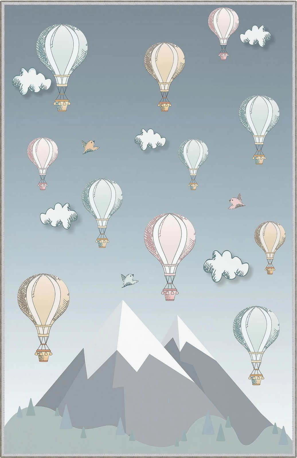 Qilim Conceptum Hypnose, shumëngjyrësh, WOOKECE047, 50x80cm