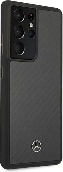 Mbështjellës Mercedes MEHCS21LRCABK për Samsung Galaxy S21 Ultra, hardcase, Dynamic Line, i zi