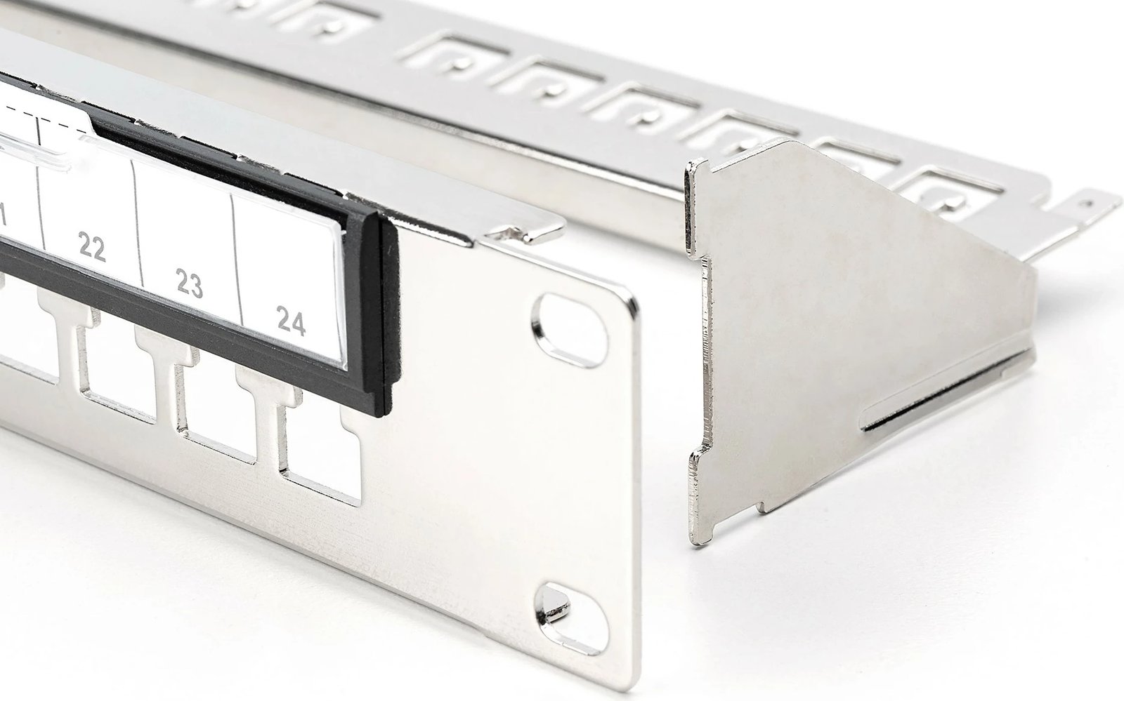 Patch panel Digitus 24-porta 19 inç, 1U, metallic