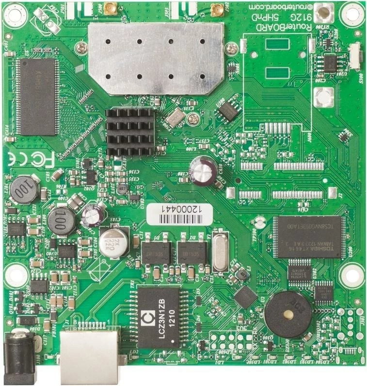 Pllakë amë MikroTik RB911G-5HPnD, për pajisje rrjeti