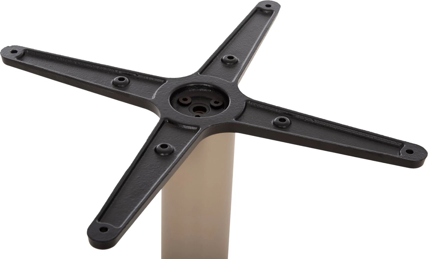 Baza e rrumbullakët për tavolinë, alumin, ngjyrë kapuçino, FH476.25, 45x72cm