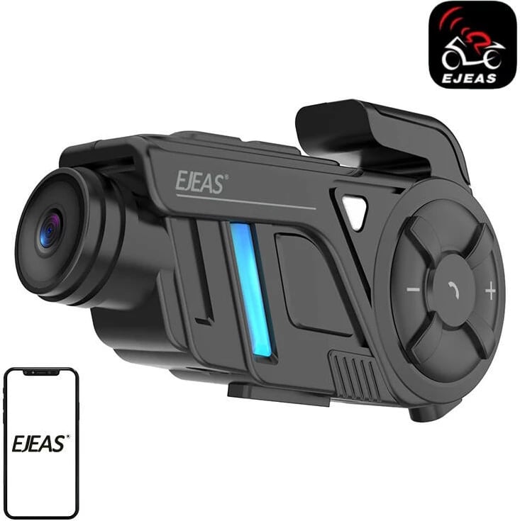 Interkom motoçiklete EJEAS K1, Bluetooth 5.1, IP67, 2K, i zi