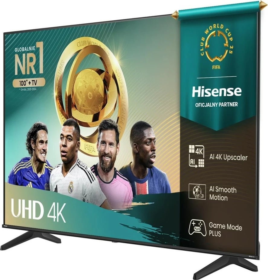 Televizor LED, Hisense, 50A6Q, 50" 4K UHD, Smart TV VIDAA, Dolby Vision, DTS Virtual:X