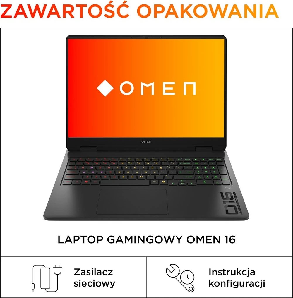 Laptop gaming HP OMEN 16-am0007nw, Ultra 5 225H, 16" 2K, 32GB RAM, 1TB SSD, RTX 5060, Shadow Black