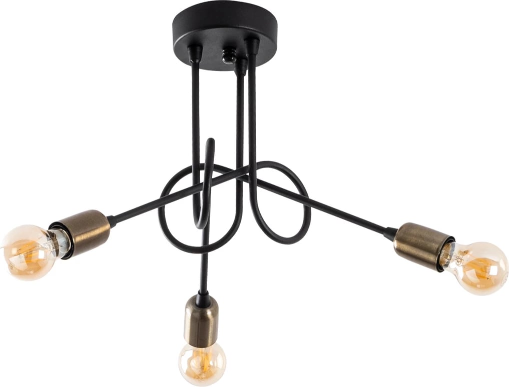 Llambë tavani industriale Opviq, Viraj - 10875, ngjyrë e zezë dhe antike Llambë tavani industriale Opviq, Viraj - 10875, ngjyrë e zezë dhe antike