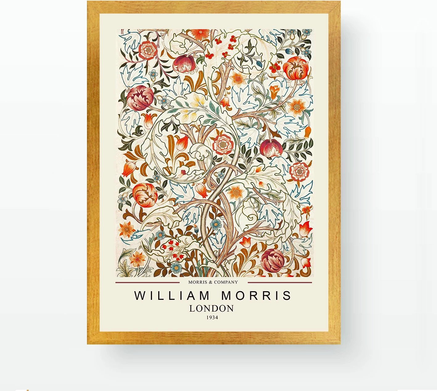 Pikturë dekorative me kornizë, shumëngjyrëshe, Wallity, AC23868562-5575, 55x75cm