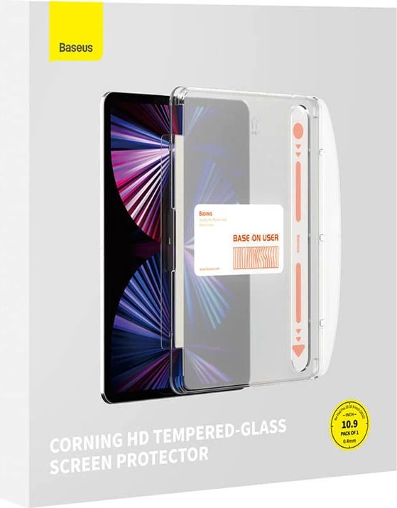 Xham i temperuar Baseus Corning 0.4mm për iPad Pro 10/10.9" Xham i temperuar Baseus Corning 0.4mm për iPad Pro 10/10.9"